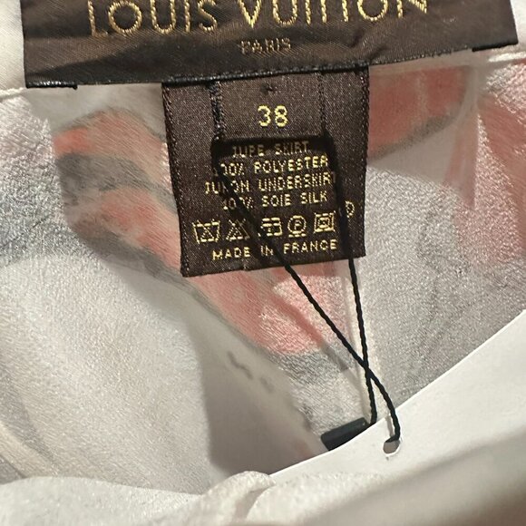 Louis Vuitton S/S 2001 Stephen Sprouse Rose Skirt - Picture 6 of 7